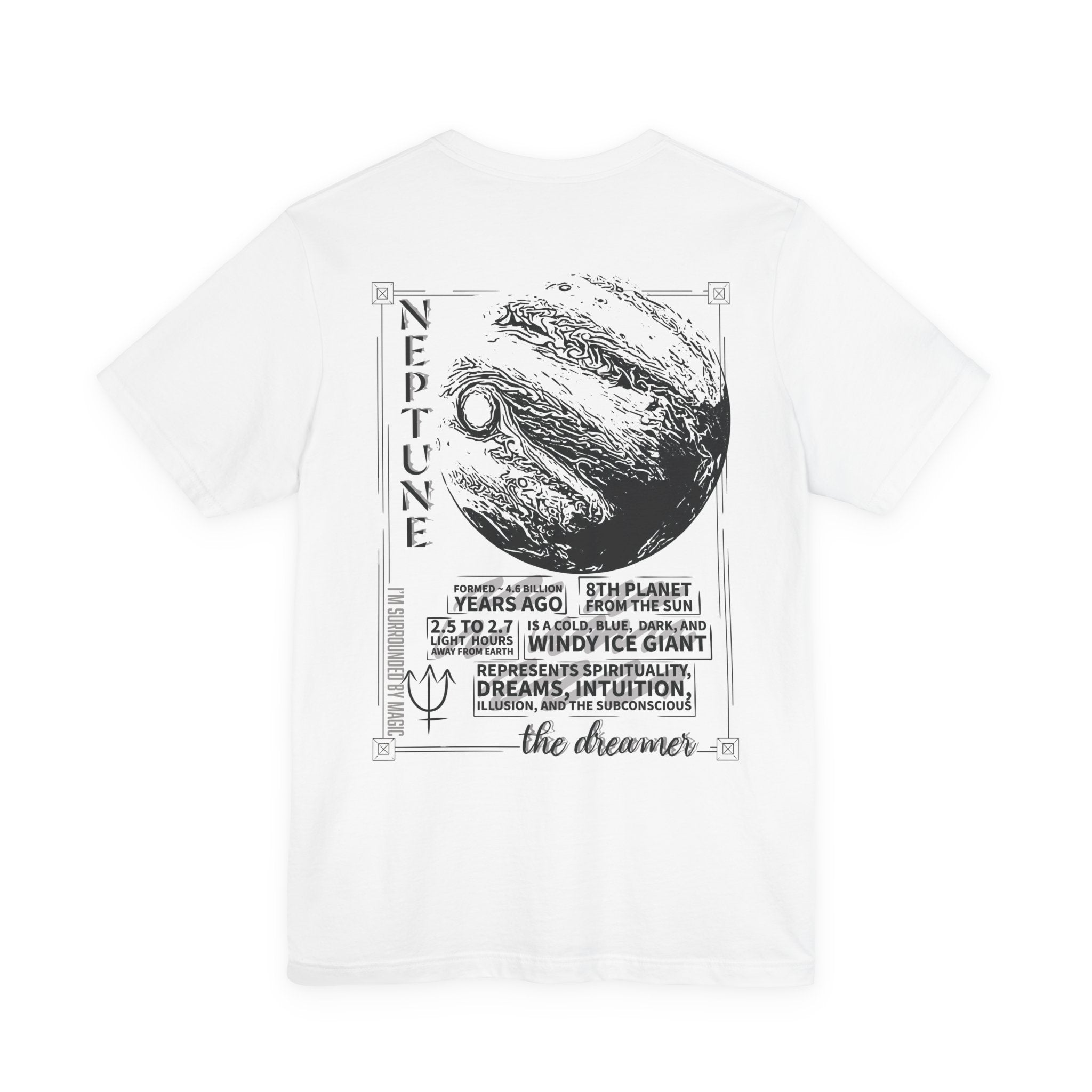 Neptune Planet Illustration T-Shirt  | Astrology &  Solar System Tee