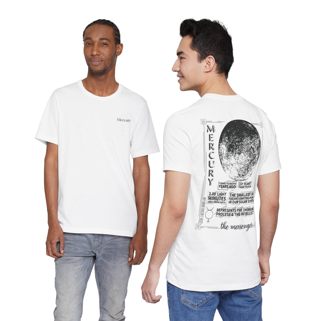 Mercury Planet Illustration T-Shirt  | Astrology &  Solar System Tee