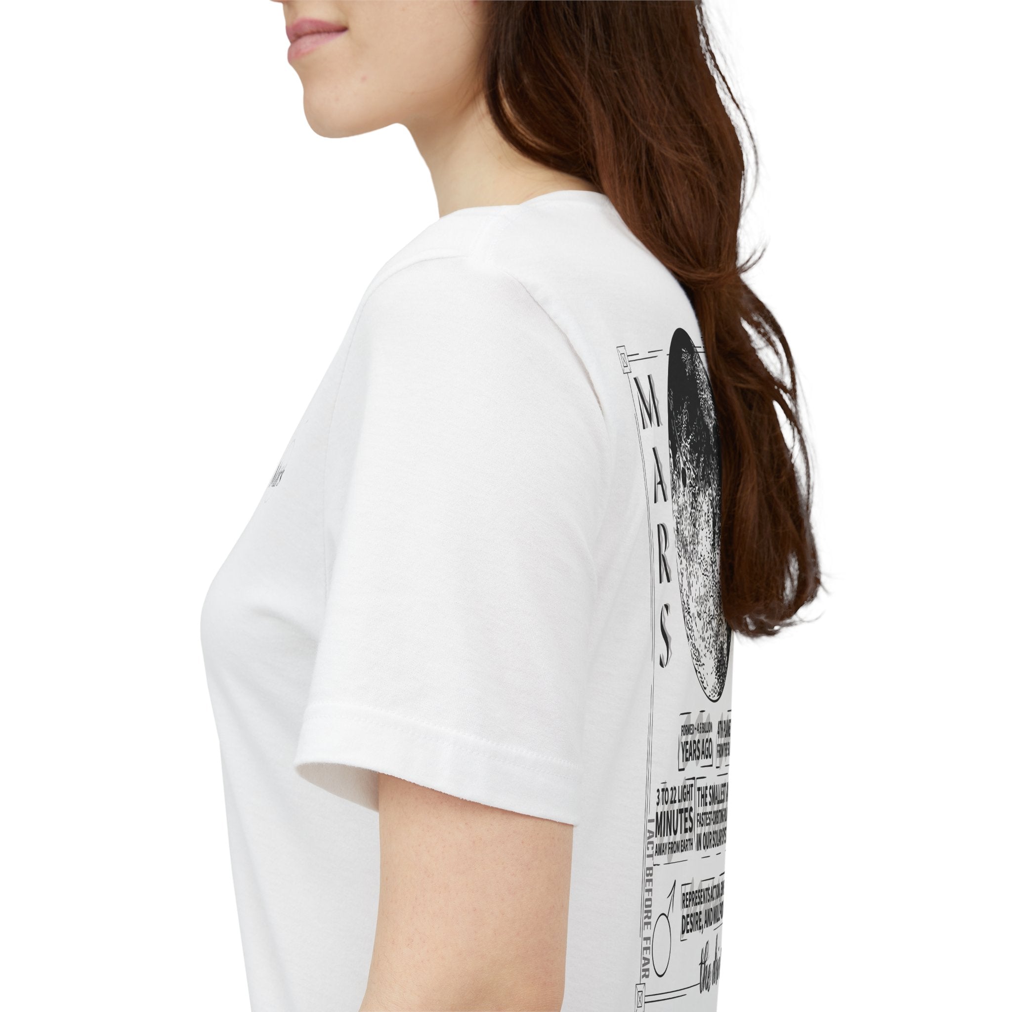 Mars Planet Illustration T-Shirt  | Astrology &  Solar System Tee