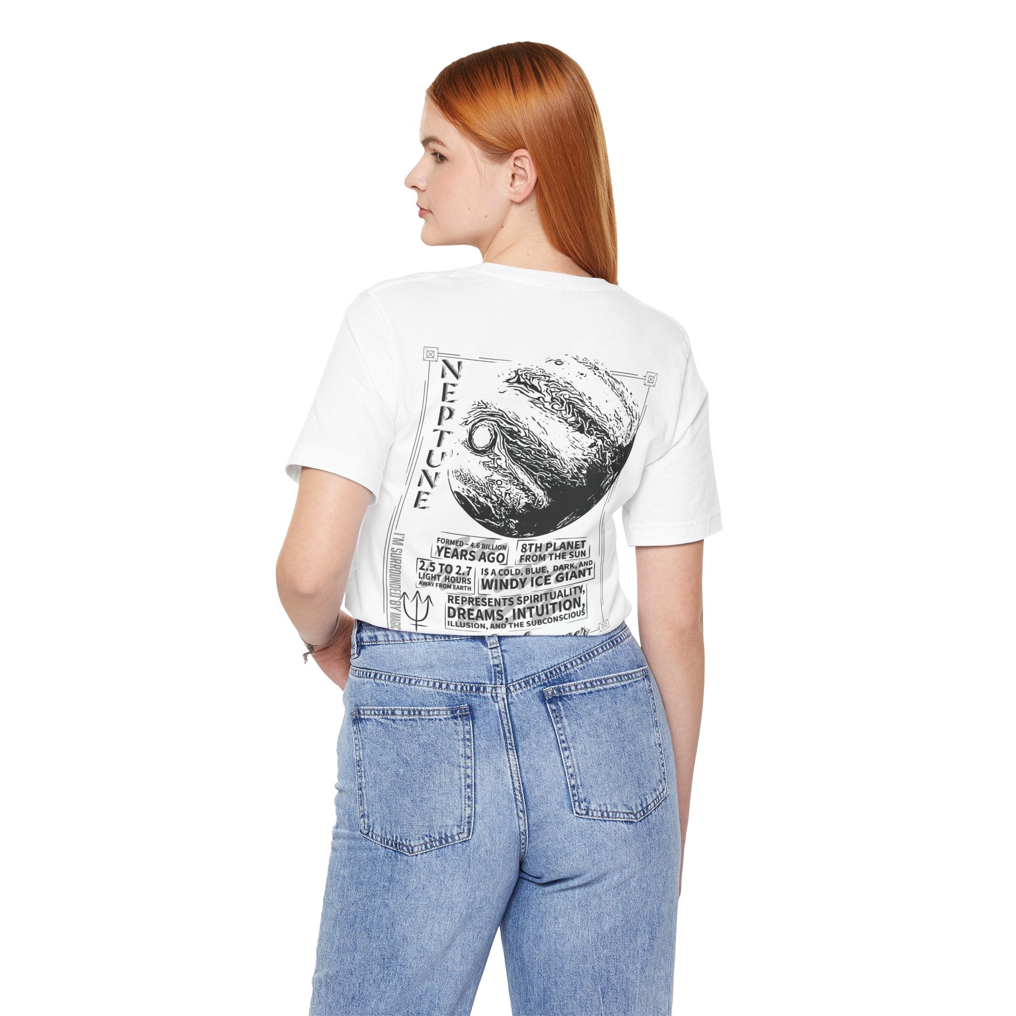 Neptune Planet Illustration T-Shirt  | Astrology &  Solar System Tee