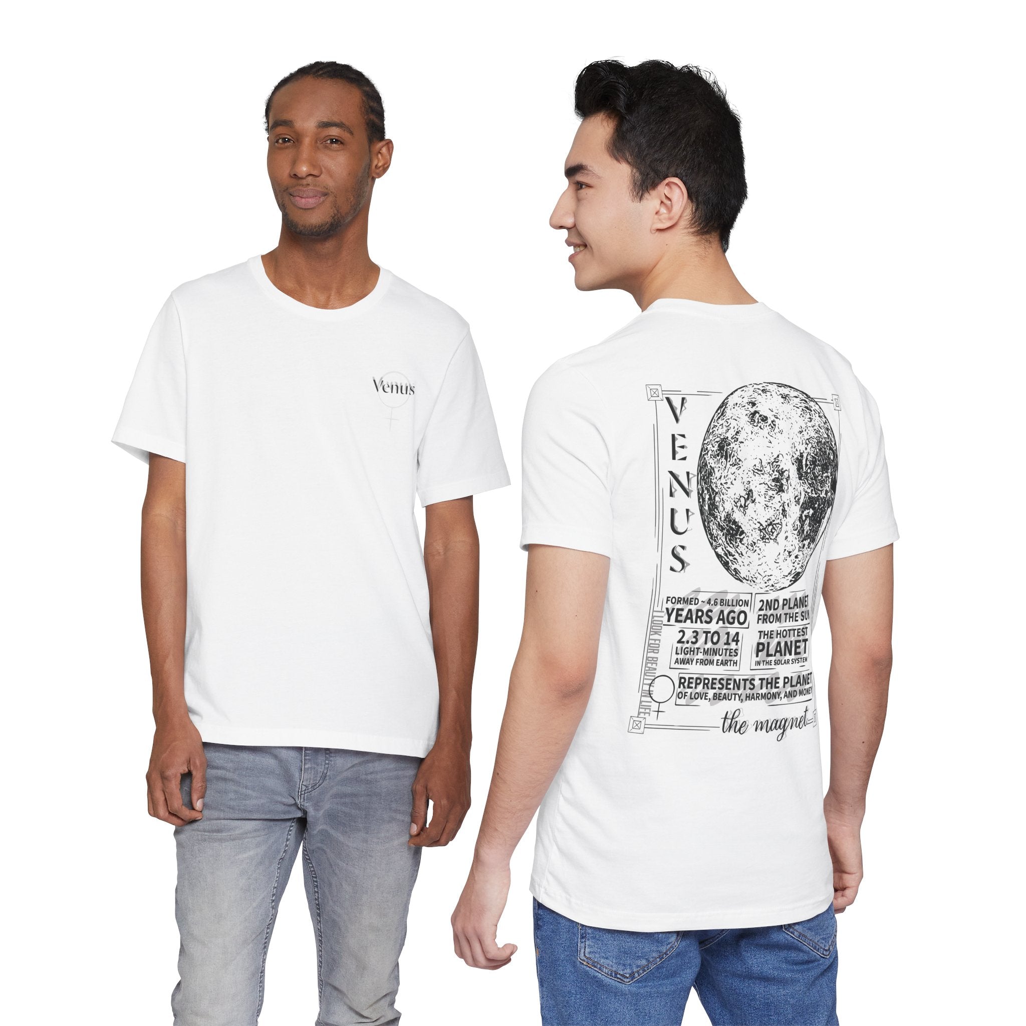 Venus Planet Illustration T-Shirt  | Astrology &  Solar System Tee