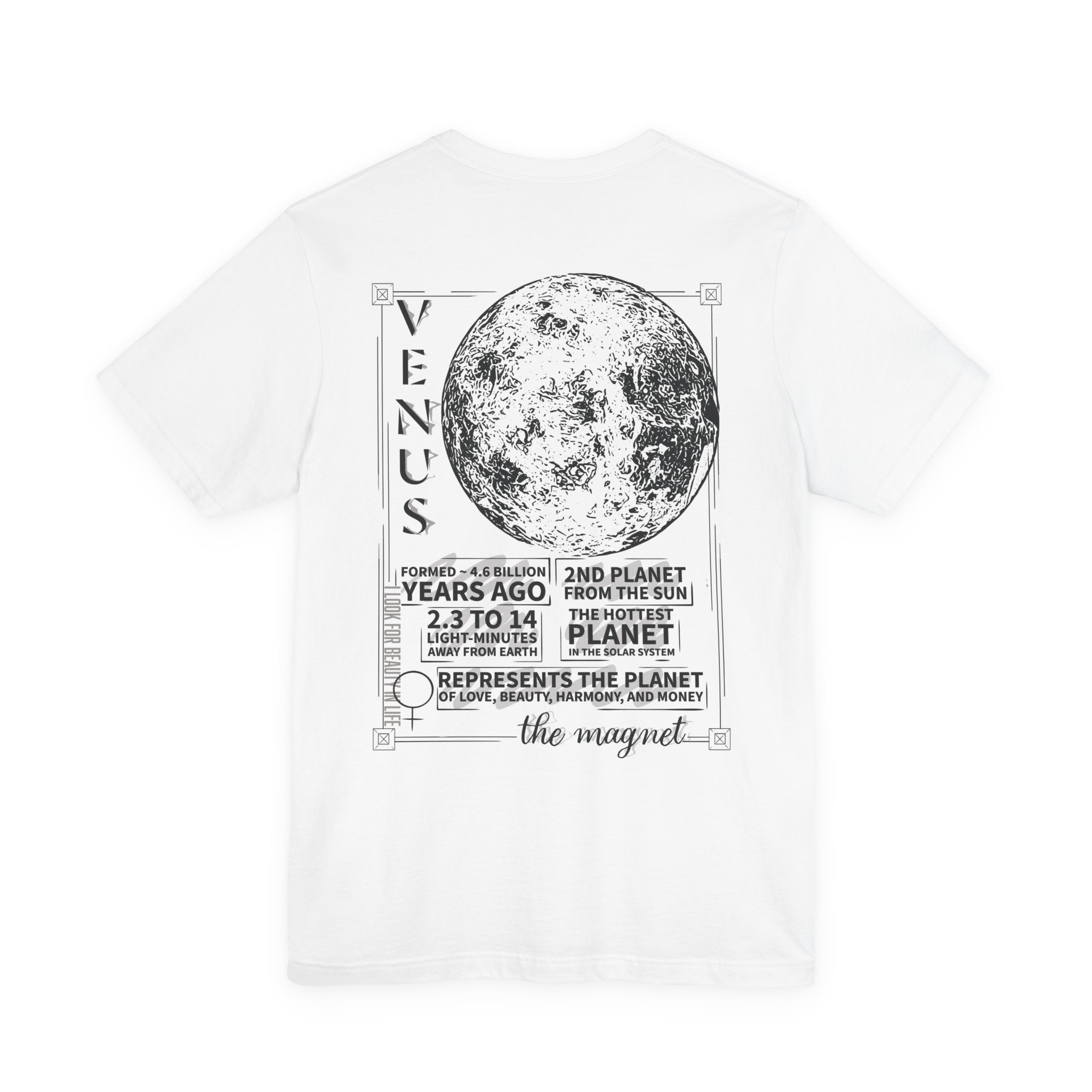 Venus Planet Illustration T-Shirt  | Astrology &  Solar System Tee