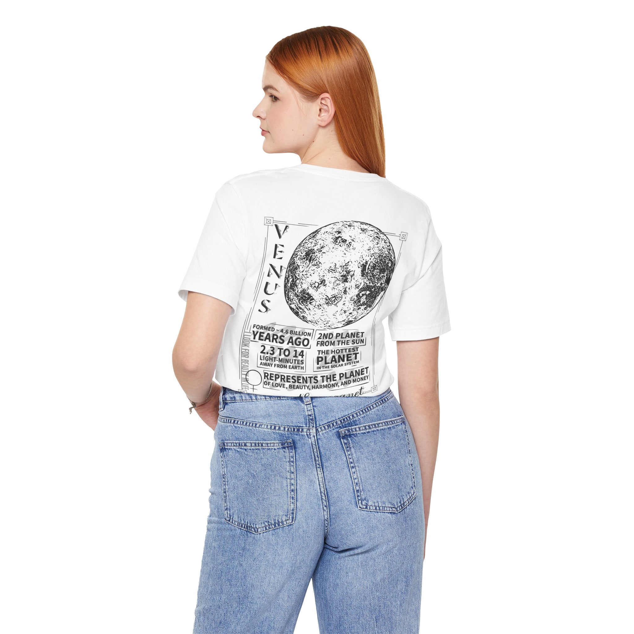 Venus Planet Illustration T-Shirt  | Astrology &  Solar System Tee