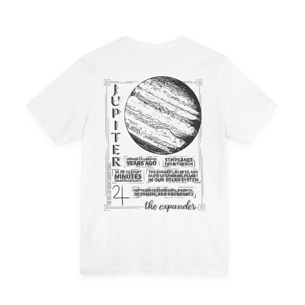 Jupiter  Planet Illustration T-Shirt  | Astrology &  Solar System Tee