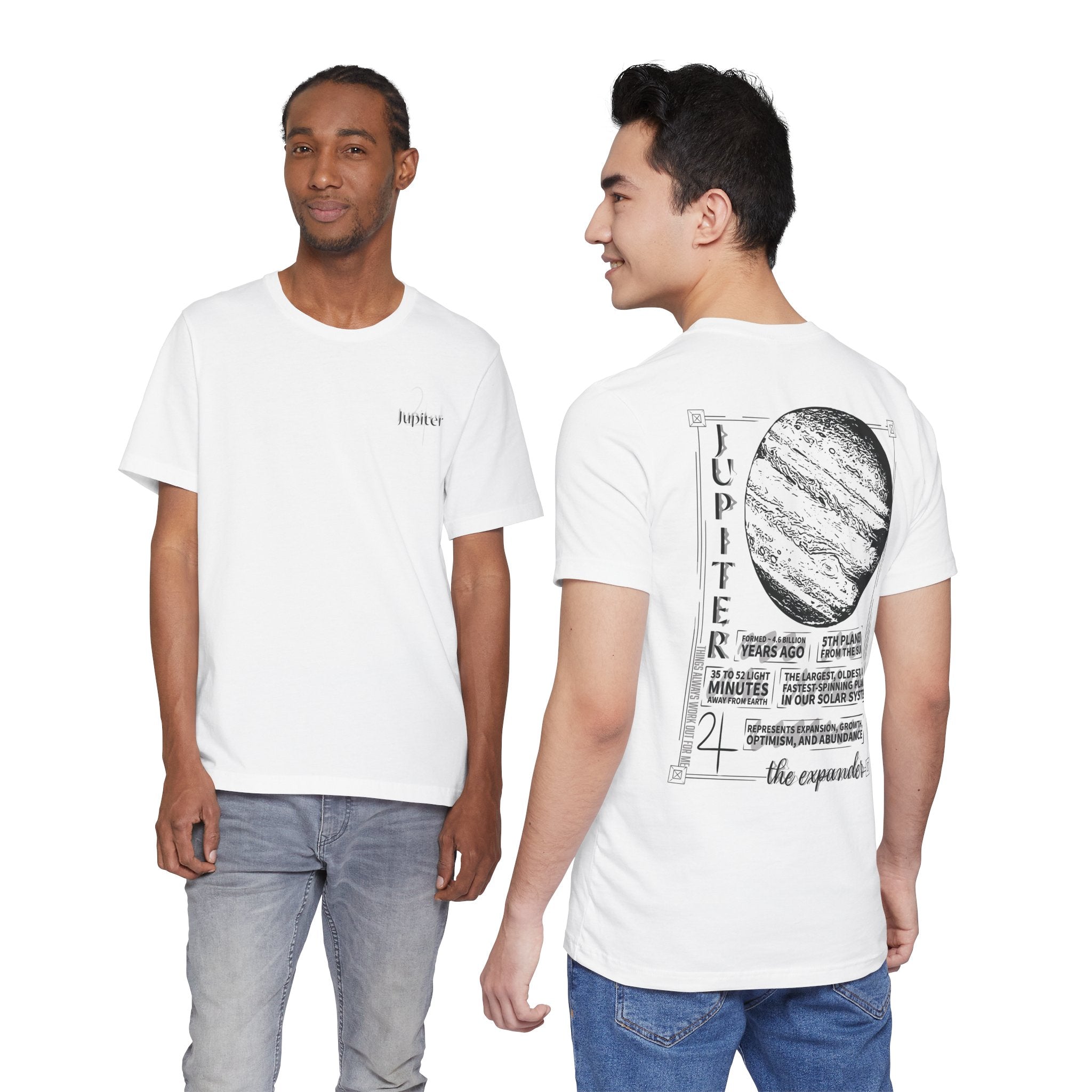 Jupiter  Planet Illustration T-Shirt  | Astrology &  Solar System Tee