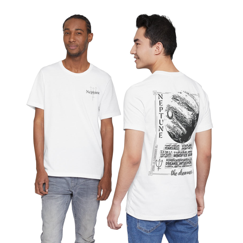 Neptune Planet Illustration T-Shirt  | Astrology &  Solar System Tee